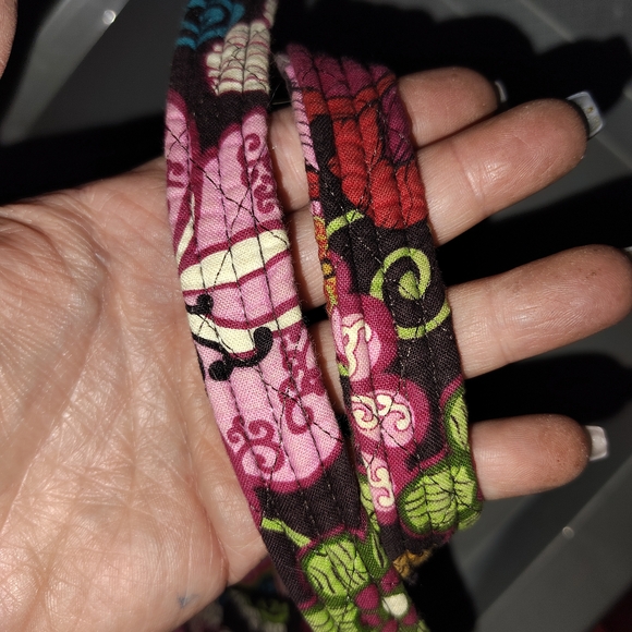 Vera Bradley Pink and Brown Floral Shoulder Bag - Picture 4 of 9